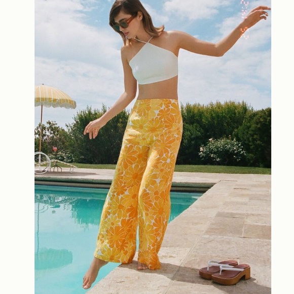 Anthropologie Pants - NWT Anthropologie Floral Pants.